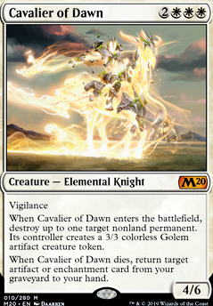 Cavalier of Dawn feature for MonoWhite that is Fun and does not Suck