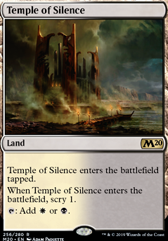 Temple of Silence feature for Orzhov Boardwipes (MTG Arena)