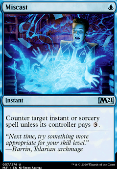 Miscast feature for Talrand, Sky Summoner (counterspell tribal)
