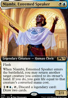 Commander: Niambi, Esteemed Speaker
