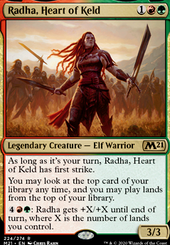 Radha, Heart of Keld feature for M21 Red Green Elf Dinosaurs (Budget Friendly)