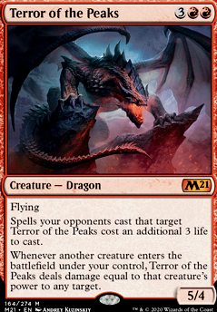 Terror of the Peaks feature for Temur Dragons