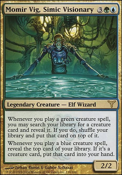 Momir Vig, Simic Visionary feature for Momir, Elven Lord of Light
