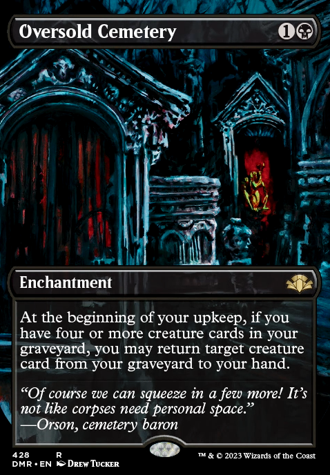 Oversold Cemetery feature for Horror-able deck