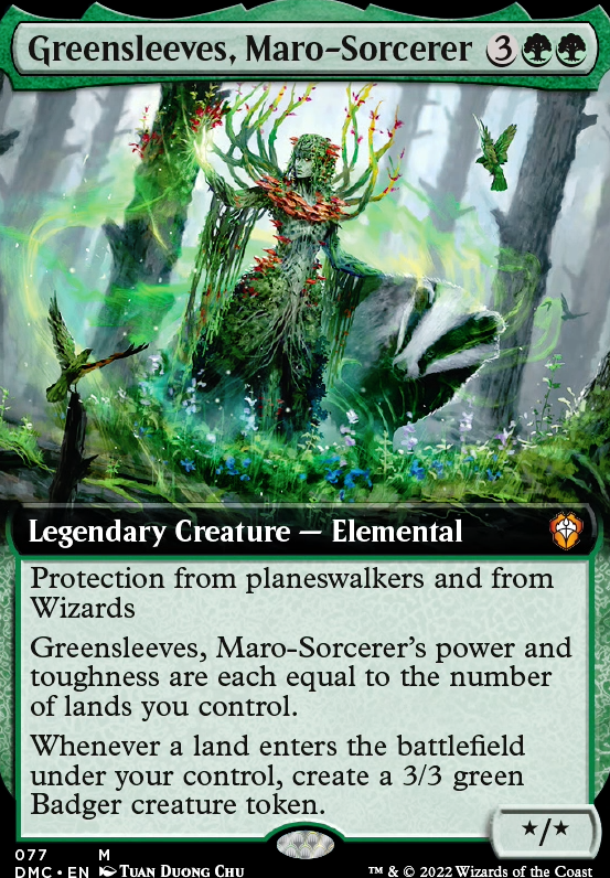 Featured card: Greensleeves, Maro-Sorcerer
