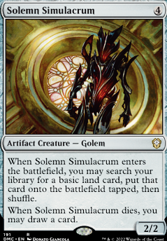 Featured card: Solemn Simulacrum