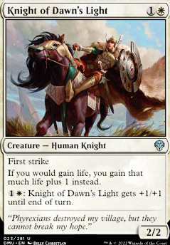 Featured card: Knight of Dawn's Light
