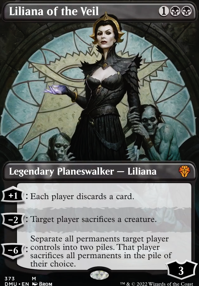 Liliana of the Veil feature for Mono Black Midrange [DMU]