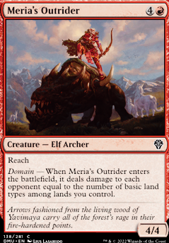 Featured card: Meria's Outrider