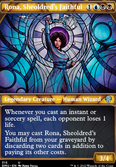 Rona, Sheoldred's Faithful feature for Rona Proliferate Deck