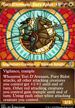 Tori D'Avenant, Fury Rider feature for Tori D'Avenant - Extra Combat & Equipment