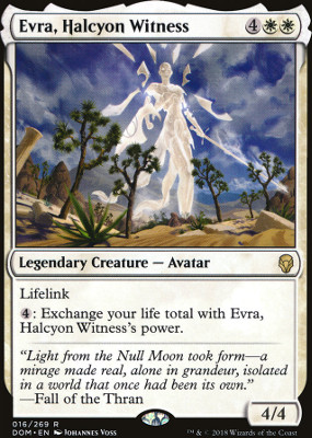 Evra, Halcyon Witness feature for Mono-White: Why Evra Why?