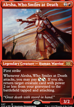 Commander: altered Alesha, Who Smiles at Death