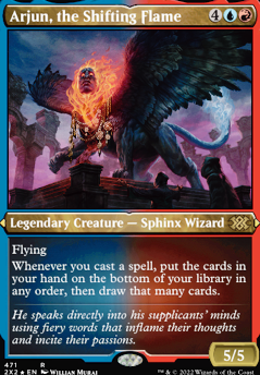 Commander: altered Arjun, the Shifting Flame