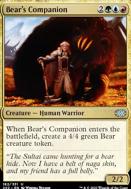 Commander: Bear's Companion