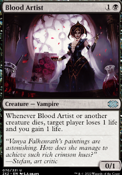 Featured card: Blood Artist