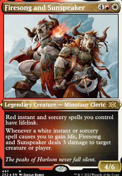 Commander: altered Firesong and Sunspeaker