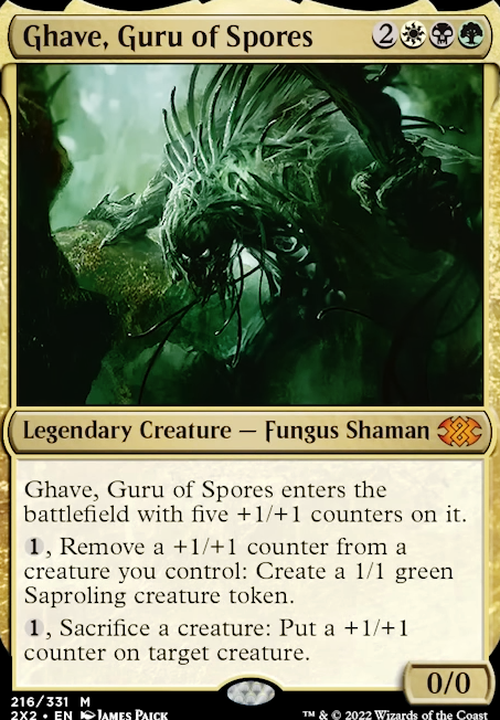 Ghave, Guru of Spores feature for Ghave, Saproling Master