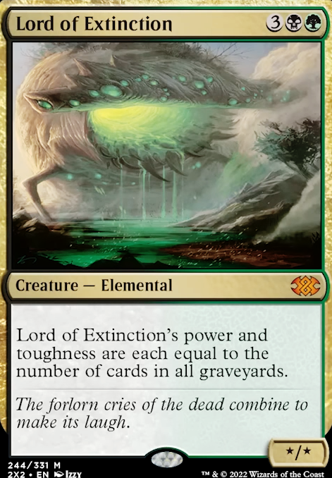 Lord of Extinction feature for Land Self Destruction