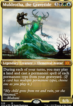 Commander: altered Muldrotha, the Gravetide