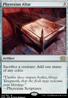 Phyrexian Altar feature for Simic pod combo