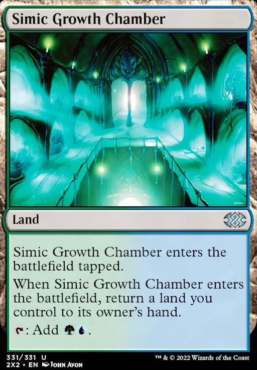 Simic Growth Chamber feature for Unfinity Muldrotha