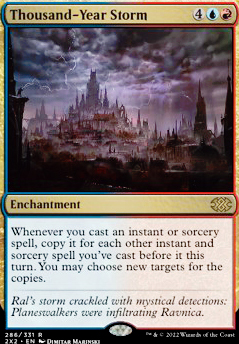 Thousand-Year Storm feature for Izzet burn