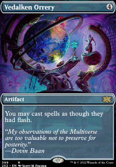Vedalken Orrery feature for Speedy Sorceries - Baral and Kari Zev