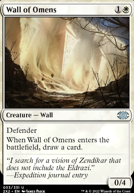 Wall of Omens feature for Defender deck