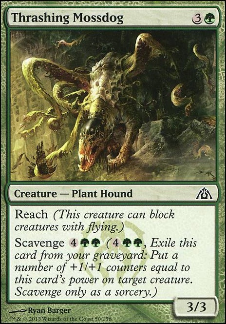 Featured card: Thrashing Mossdog