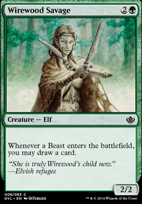 Featured card: Wirewood Savage