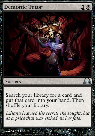 Featured card: Demonic Tutor