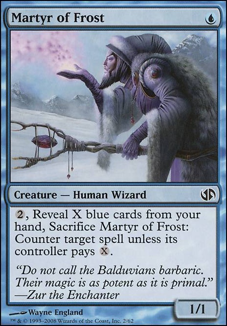 Featured card: Martyr of Frost