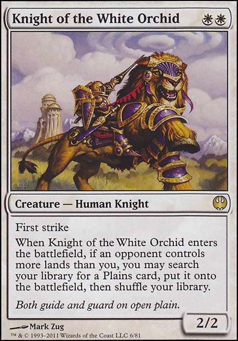 Featured card: Knight of the White Orchid