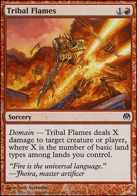 Tribal Flames feature for The Tribe