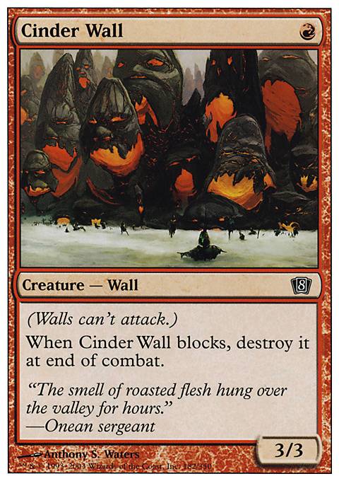 Featured card: Cinder Wall