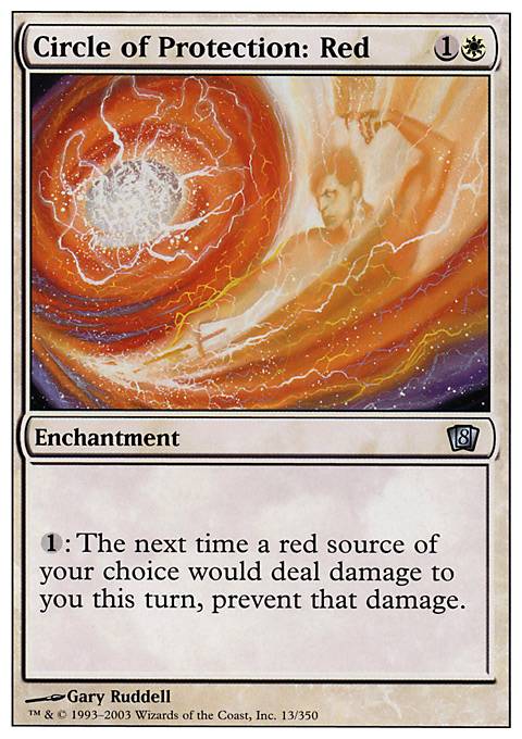 Featured card: Circle of Protection: Red