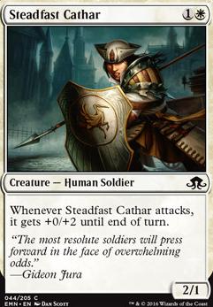 Steadfast Cathar feature for K's human deck