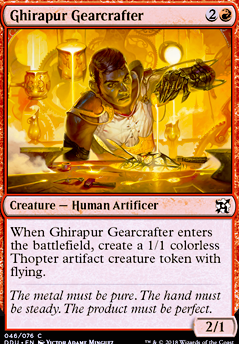 Ghirapur Gearcrafter feature for jaxons deck