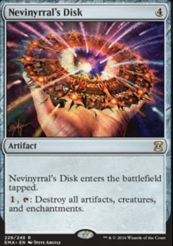 Featured card: Nevinyrral's Disk