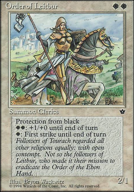 Order of Leitbur feature for Knight tribal pauper