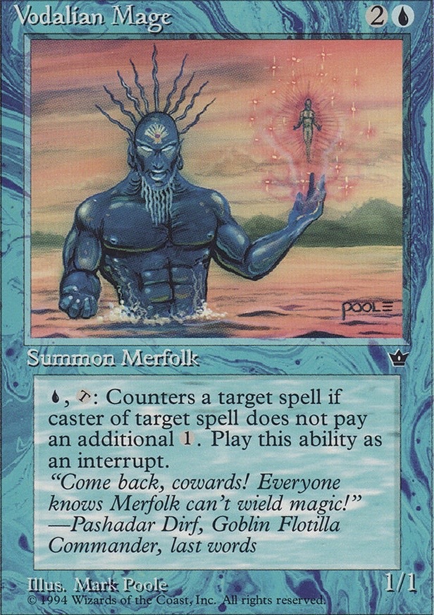 Vodalian Mage feature for Rocks Counterspell !