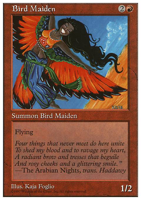Featured card: Bird Maiden