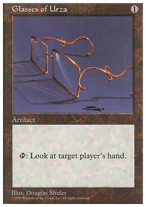 Featured card: Glasses of Urza