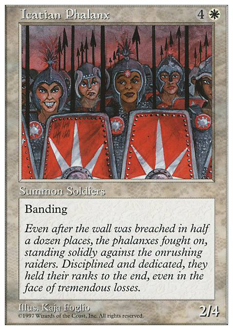 Featured card: Icatian Phalanx
