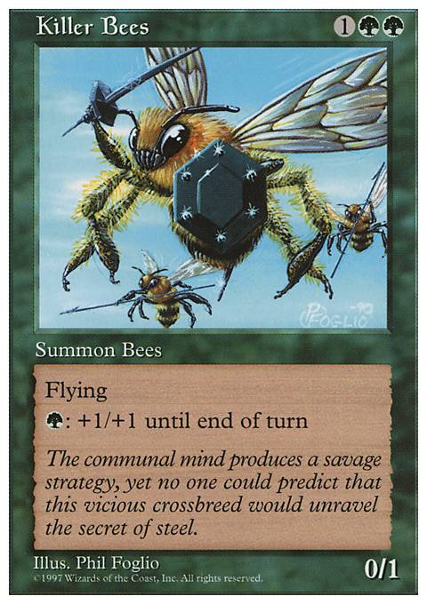 Killer Bees feature for 30-Year-Old Boomer EDH