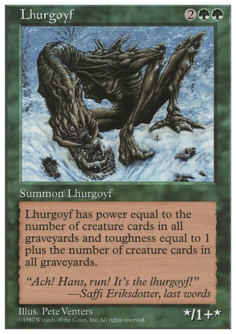 Featured card: Lhurgoyf