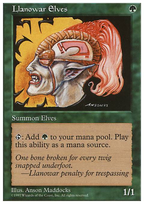 Featured card: Llanowar Elves