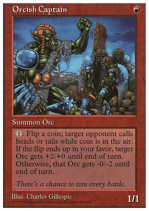 Featured card: Orcish Captain