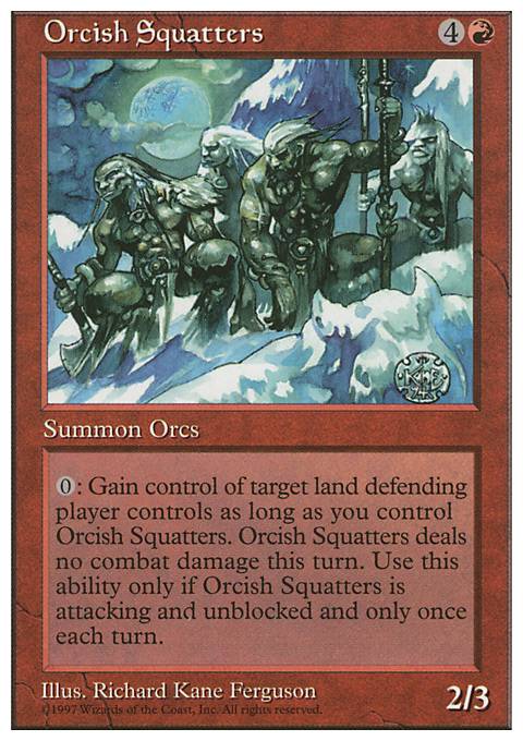 Featured card: Orcish Squatters